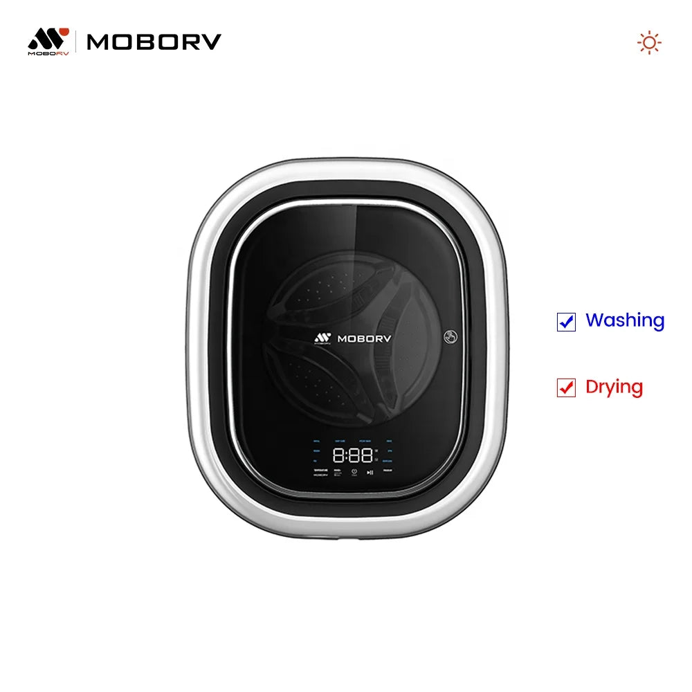 MOBORV MOTORHOME RV APPLIANCE ACCESSORY Automatic Mini Wall-Mounted Front Load Washing Machine Dryer Combo  CCC Certified