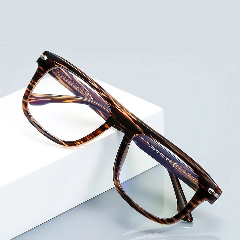 2199 square Men Anti Reflection TR90 Glasses Women Newest Eyes Optics Anti Blue Light Glasses Eyeglasses Frames 2025