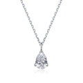 Luster Loose Lab Grown Diamonds Pear Shape d Color 0.52ct Vvs With Certificate18k Gold Women Pendant Necklace