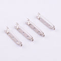 Factory Wholesale 32mm Metal Brooch Lapel Safety Pin for Garment Accessories