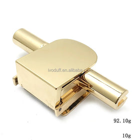 Factory Wholesale Women's Bag Hardware Accessories Alloy Handbag Decorative Turn Lock Buckle