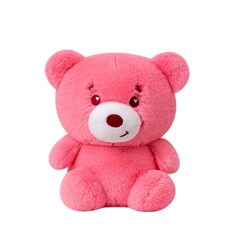New Kawaii Bear Plush Toy Blue White Red Stuffed Bear Cuddly Wholesale Plush Bear Toy