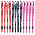 Personal Customization Logo Polyester Lanyards Sublimation Printing Neck Strap Lanyard with Lobster Claw Hook Release Buckle