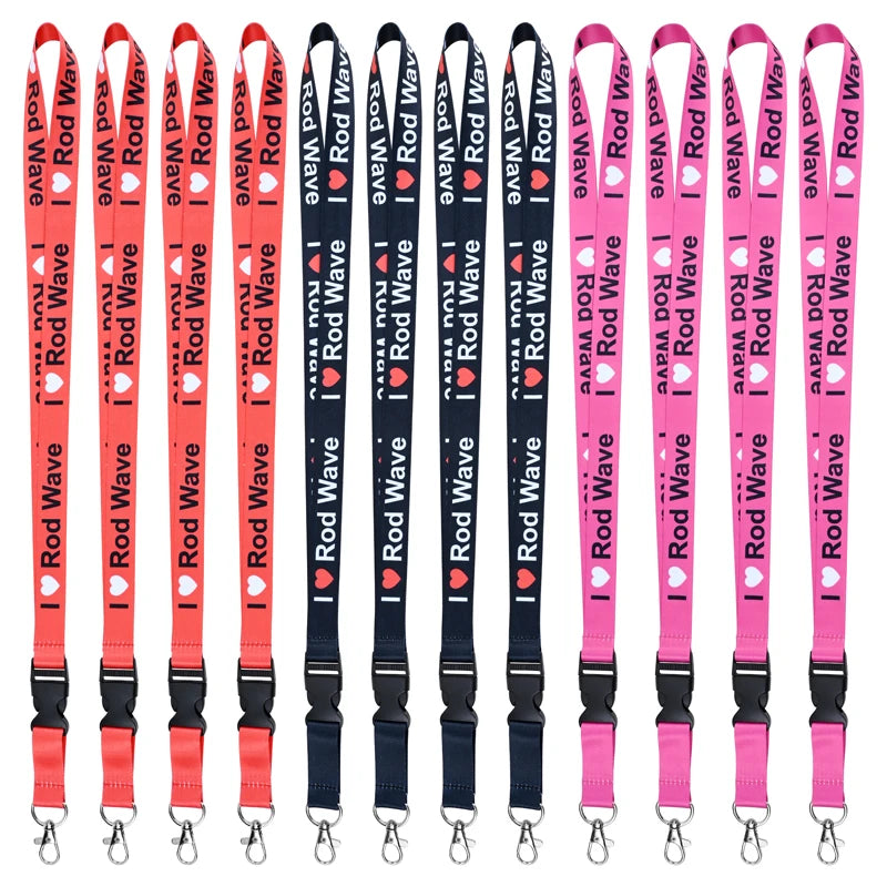 Personal Customization Logo Polyester Lanyards Sublimation Printing Neck Strap Lanyard with Lobster Claw Hook Release Buckle