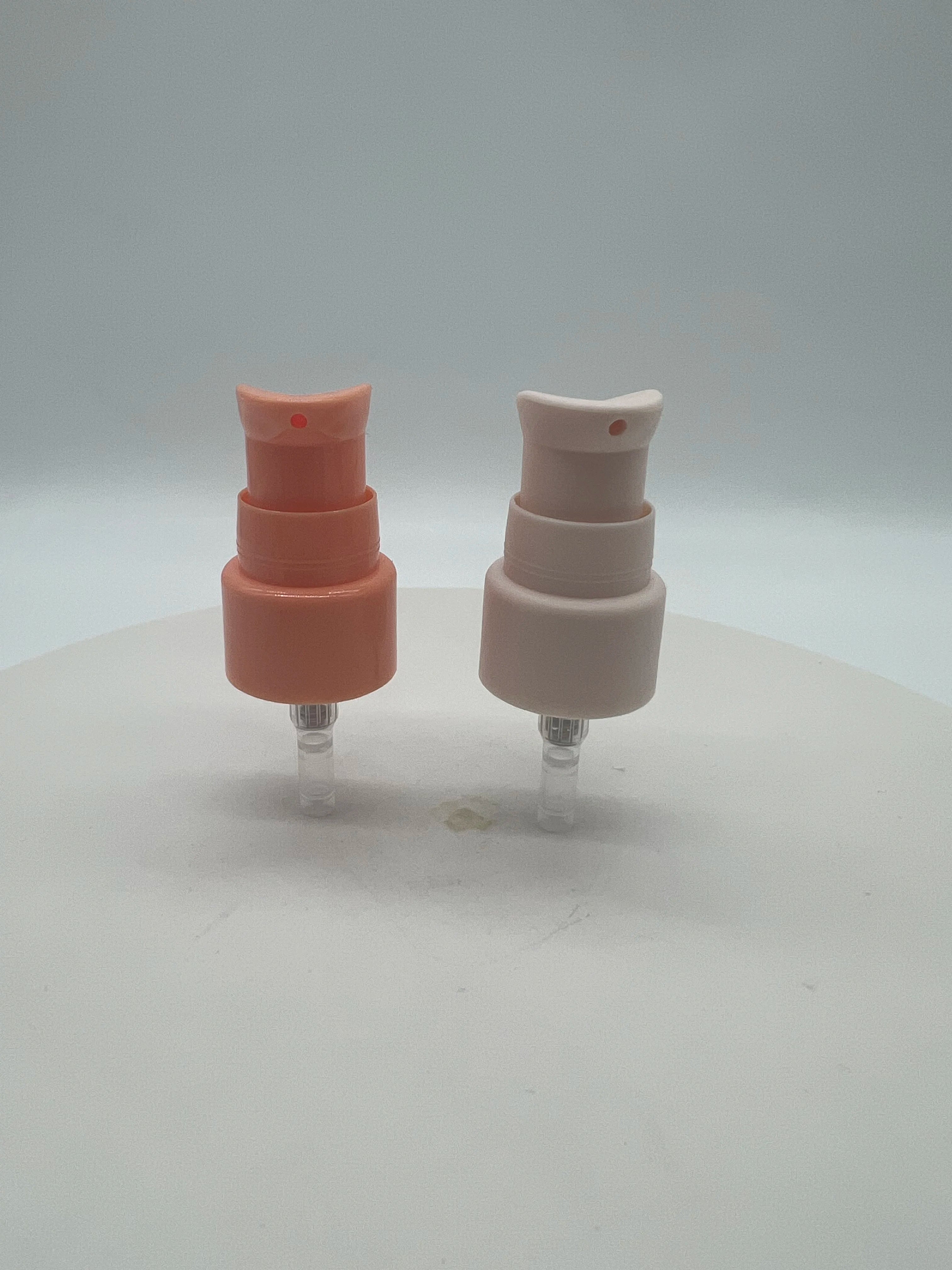 0.2cc 0.4cc Cream Pump Treatment Pump 18mm 20mm 22mm 24mm Color Customized Aluminum Collar Cap for Hair Growth Plastic Pump