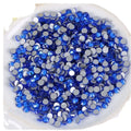 Hot Sale 30 Colors Round Crystal Strass Flatback Glass Crystal Rhinestones for Cloth DIY Crafts Bags Shoes Nails