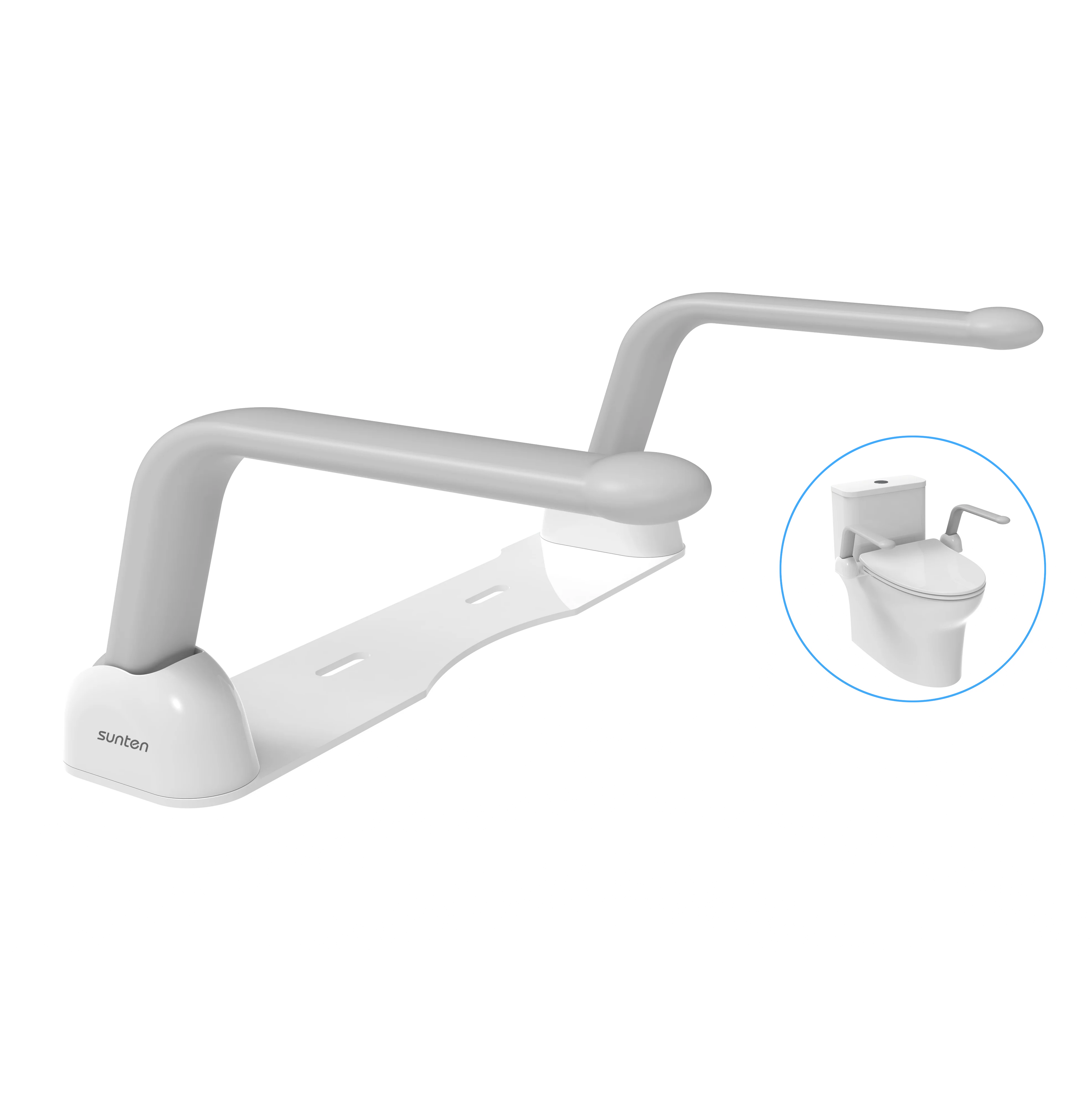 Sunten SA002 Hot Seller Toilet Handrails Space-Saving Toilet Support Arms for Elderly and Handicapped Seniors