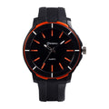 MINGRUI 8835G Men's Quartz Fashion Business Watch Acrylic Band Pointer Dial Water Resistant