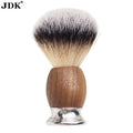 Luxury Men's Shaving Brush with Private Logo Hardwood and Stainless Steel Handle Synthetic Hair for Cream-Shaving Tool