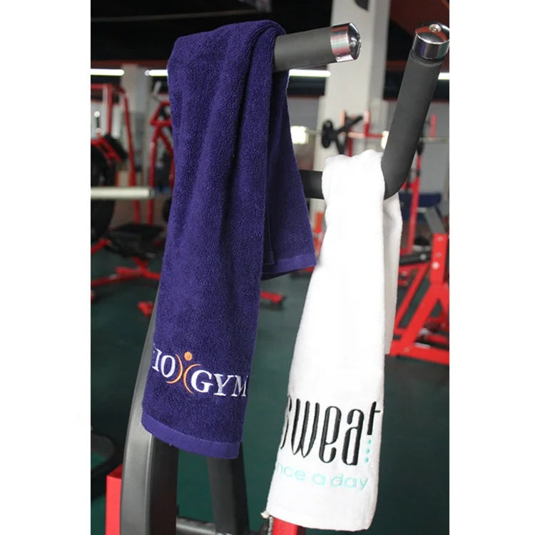 Cotton Personalized Custom Sports Fitness Gym Towel with Logo