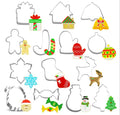 Customizable Stainless Steel Baking Metal Cookie Cutter Set Bulk Christmas Biscuit Cookie Tools