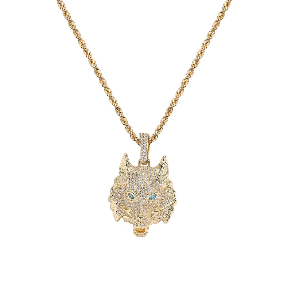 CN418  Iced Out Men's Jewelry Brass CZ Pendants Hip Hop Necklace for Women