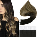 European Double Drawn Russian Human Extention Tape Hair Extension