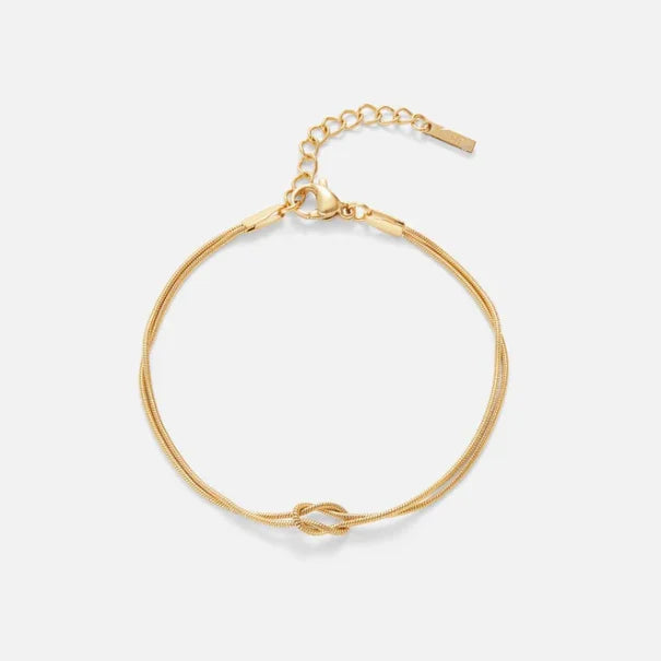 Inspire Jewelry New Trendy Design Stainless Steel Lace Bracelet Double Layer Link Chain Classical Anniversary Jewelry for Unisex