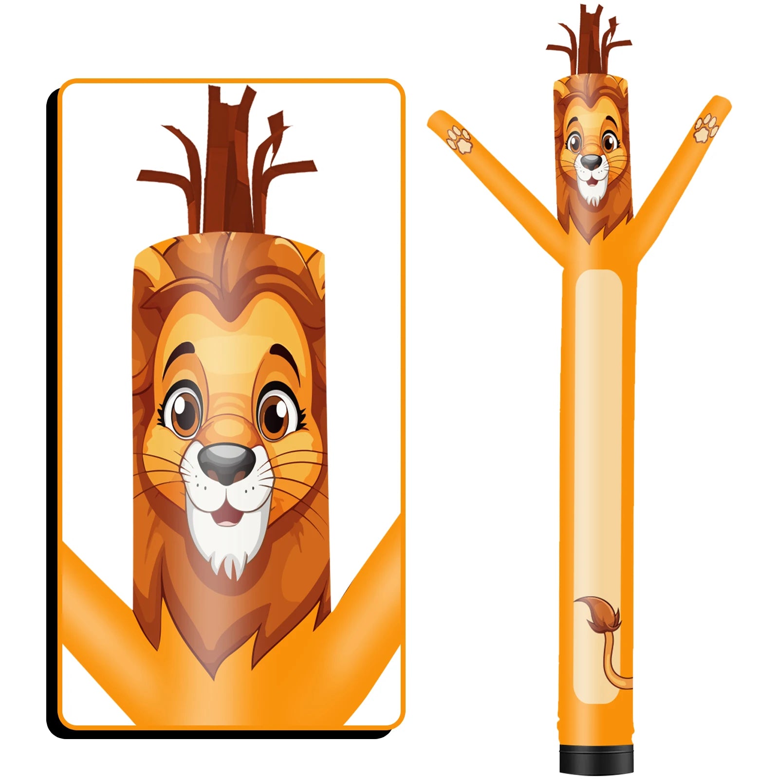New Design 5m Air Dancer Inflatable Advertising Sky Dancer with Blower 1 Year Warranty Custom Logo 210D Oxford Cloth