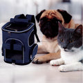 Outdoor Dog Cat Backpack Mesh Ventilation Pet Carrier for Hiking & Camping Travel Carrier Bag for Outdoor Use