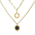 Multi-layered Geometric Circular Stainless Steel 18K Gold Plated Casual/Sporty Strand Chain Unisex Light Luxury Anniversary