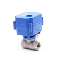 1/4''-3/8'' Stainless Steel 220V 24V 12V Motorized Ball Valve IP65 Mini Electric Water Control Valve