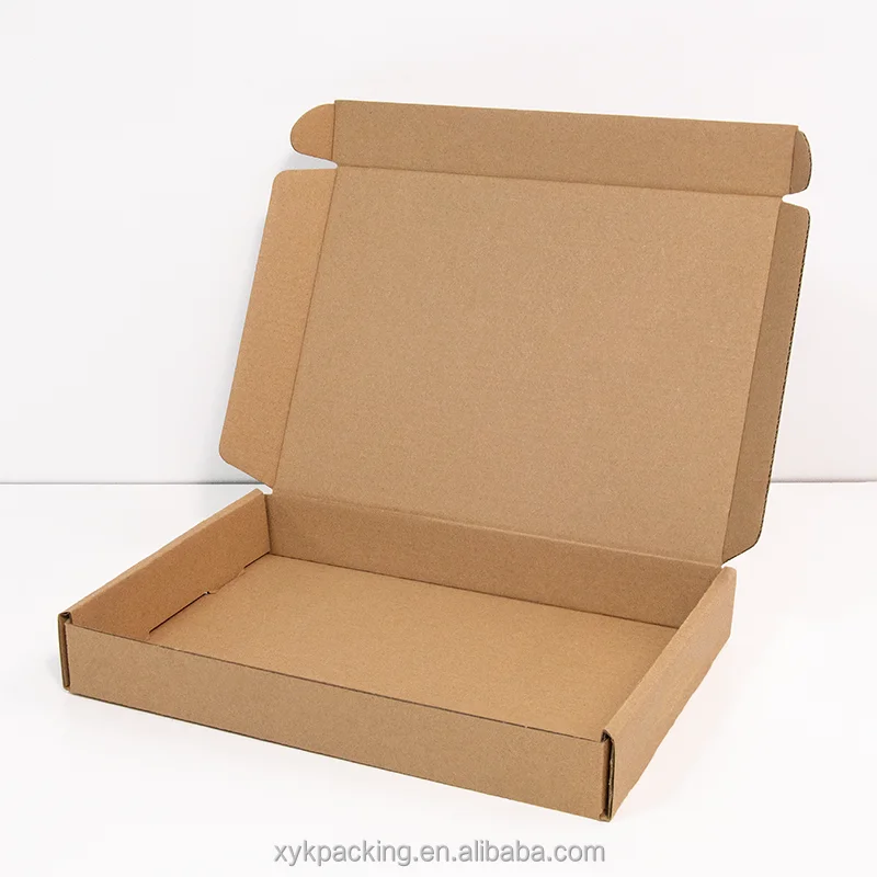 Ready Stock Recycled Corrugated Box Flat Pack Brown Corrugated Mail Box Shipping Boxes Small
