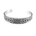 2026 Hot Sale Fashion Irish Celtic Knot Couple Amulet Vintage Stainless Steel Bracelet for Men Women