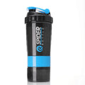FX Factory for Shaker Bottle BPA-Free Blue Plastic Gym Fitness Sports Empty Glitter Protein Shaker Hot Sale for Travel