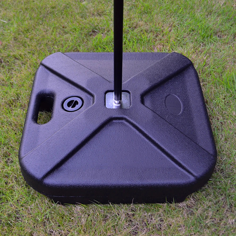 FEAMONT Wholesale Cheap 20L HDPE Plastic Black 45x45x12CM Portable Water Filled Flag Base