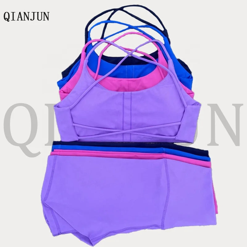 Wholesale Long Sleeve 2 Piece Gym Fitness Sets Fitness Women Gym Clothes Plse Size Women Yoga Sets