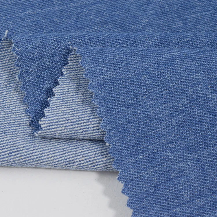 Factory Price 10S X 7S Twill Woven Washed Cotton 12 oz Denim Fabric for Jeans
