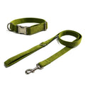 OEM Adjustable Luxury Cotton Collars for Dogs Personalized Soft Strong Durable Pet Dog Collar and Leash Set