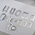 Stainless Steel Adjustable Business Card Frame Handle-Durable Eco-Friendly Storage Box Hardware Accessories