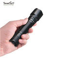 TANK007 KZ01 Flashlight Rechargeable High Power Zoomable Laser Torch Long Range Waterproof Outdoor Linternas Bright Flash Light