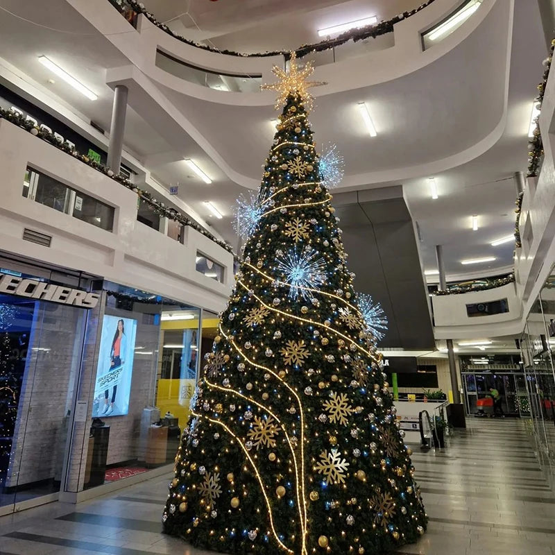 10FT 20FT 30FT 40FT Commercial Christmas Decorations Giant Outdoor Led Lighting Christmas Tree for Sale