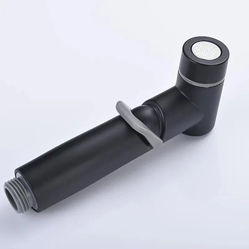Matte Black Portable Modern Bathroom Bidet Sprayer Handheld Shattaf Shower Head Pressurized Flush Toilet Kit