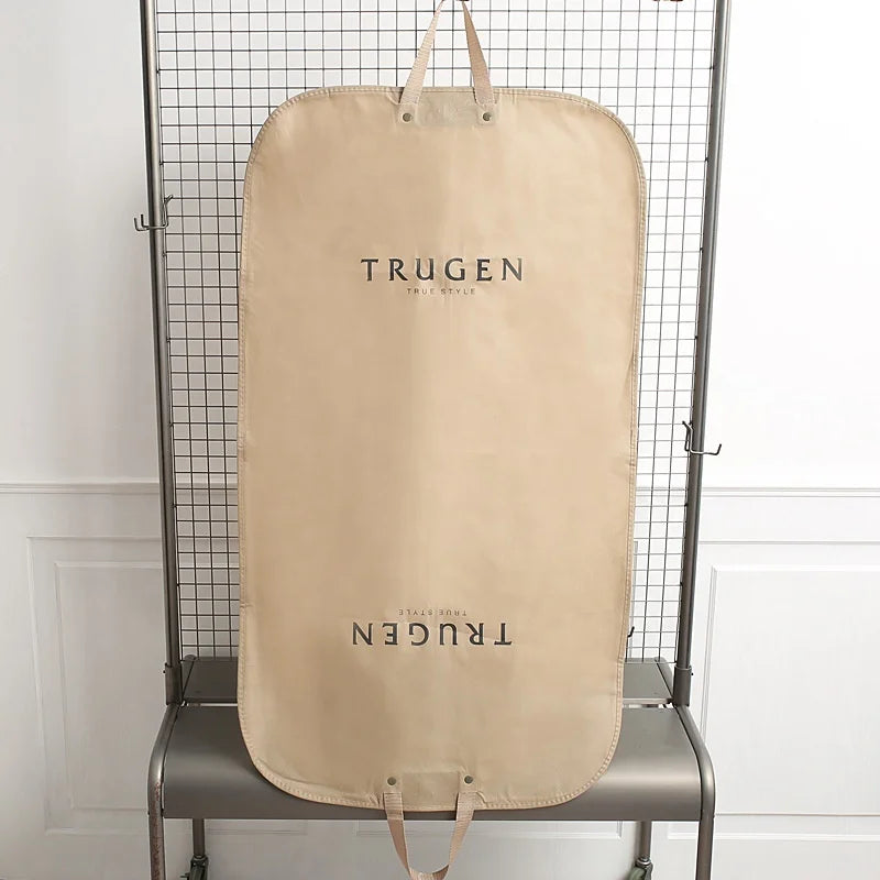 Wholesale Custom Printed Coat Hanger Non Woven Garment Bags for Suit