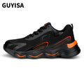 GUYISA  New Outdoor Casual Safety Shoes Comfortable Breathable Steel Toe Anti-Slip Four Seasons Unisex