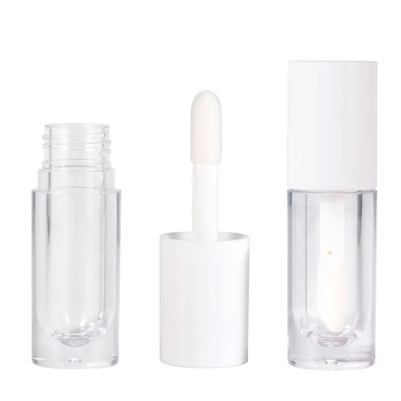 New Empty 6.5ml Cosmetic Packaging Plastic Thick Brush Lip Gloss Containers Tube
