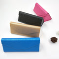 Qmoon Colorful Handmade Sun Glasses Sunglasses Packaging Box Custom Logo Fashion Pu Sunglasses Case Leather Sunglass Folding Box