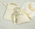 12*16cm Jewelry Drawstring Ground Cotton and Linen Cotton Jewelry Packaging Pure Cotton Jewelry Storage Bags in Stocks