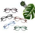 Wholesale Fashionable Stainless Steel Eyewear Frame Acetate Optical Glasses Mix Colors Random Delivery Clearance Stock Case
