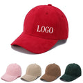 Factory Cheap OEM Custom Embroidery Logo Dad Hat 6 Panel Suede Snapback Caps Sport Hats Suede Baseball Caps for Women and Men
