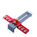 Cabinet Drawer Door Handle Installation Tool Aluminum Alloy Locator Woodworking Open Hole Punch for DIY Woodworking Puncher Tool