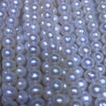 16 Inch Good Luster  8-9 mm Near Round Nature Freshwater Pearl in Strandegg Shape