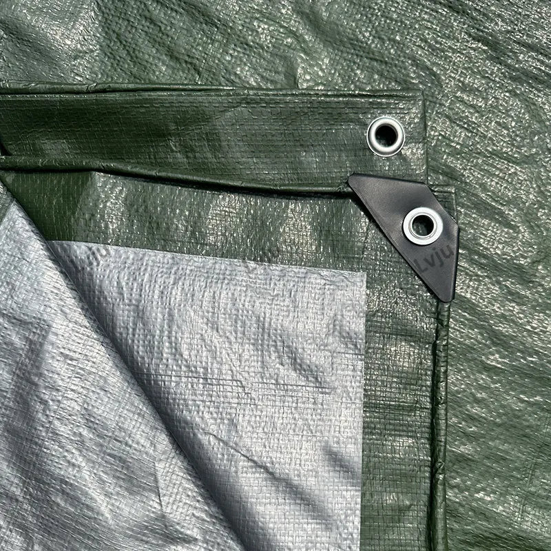 Lvju 10x10ft 3x3m Roofing Tarps Tent Tarpaulin Sheets Outdoor Camping Tarps for Humanitarian Shelter Distribution