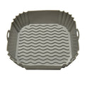 Saffron Square 8 Inch Reusable Silicone Air Fryer Liner Pots Factory Price Baking Dishes & Pans