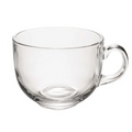 Large 450ml Capacity Cereal Glass Mug Premium Glass Drinkware