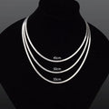 Double Layered Titanium Steel Snake Bone Chain Clavicle Chain Hip Hop Accessories