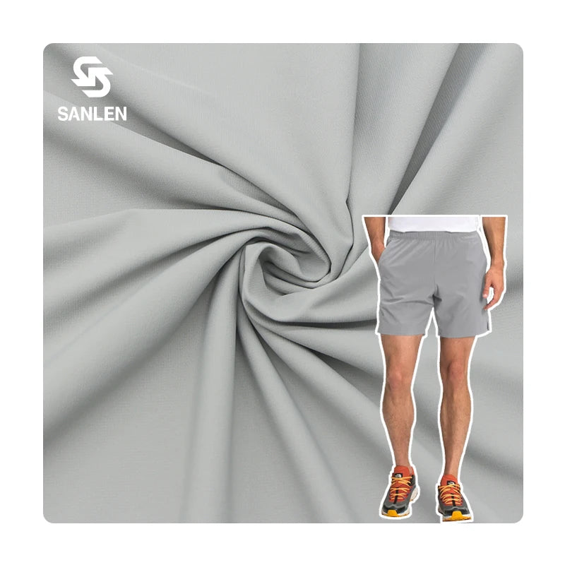 Track Golf Pants Dryfit 70D 1mm Grid Breathable 4 Way Stretch Spandex Nylon Fabric Smooth Sportswear for Jogger Pants