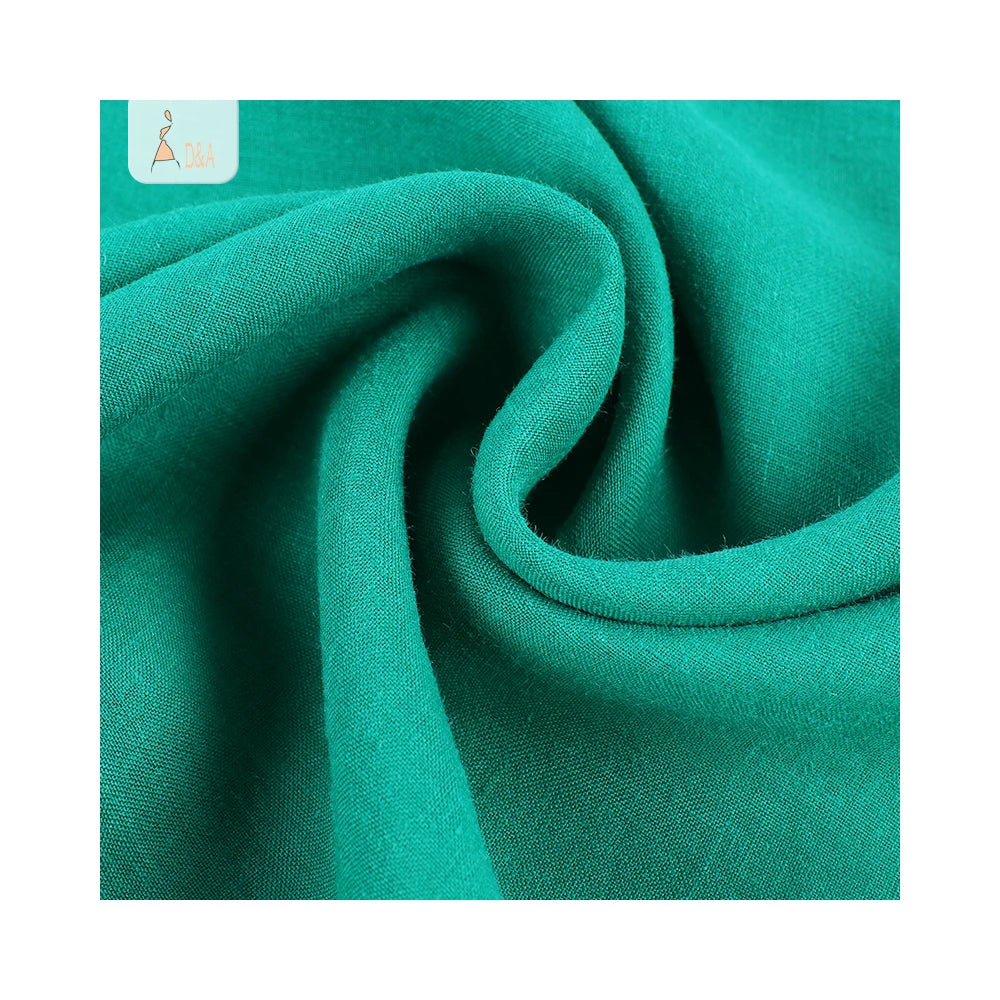 Hot Sale 122gsm Ramie Cotton Blended Fabric 80% Ramie 20% Cotton Comfortable and Stylish for Girls Shirts and Dresses