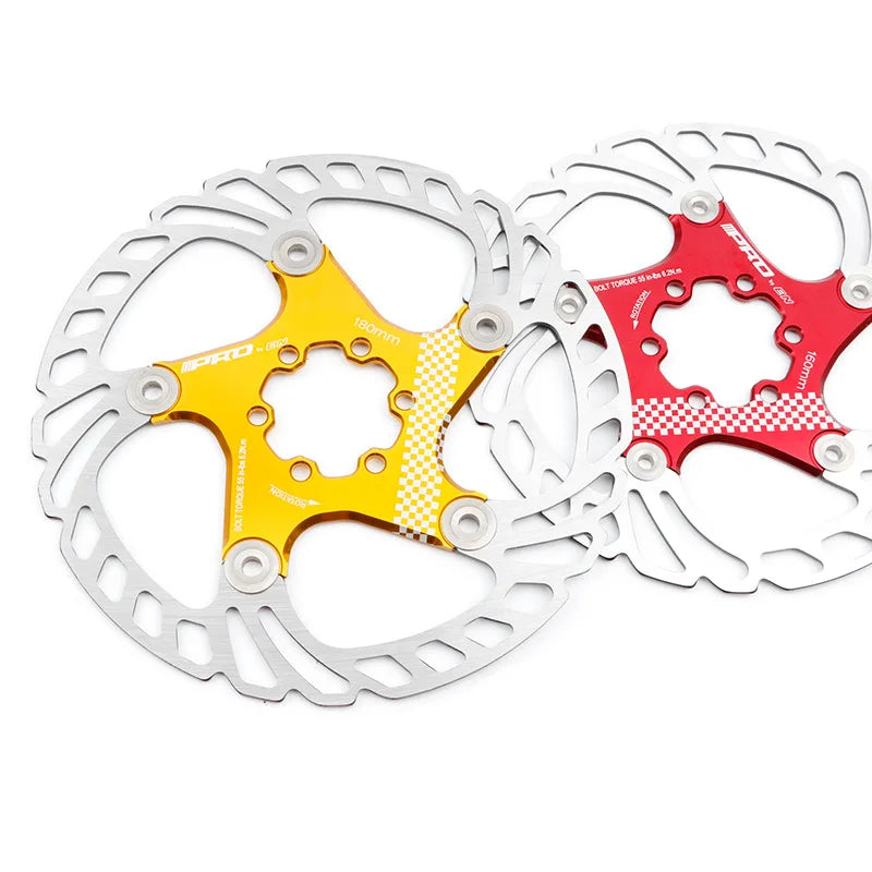 IIIPRO Floating Discs Six Nail Discs Bicycle Mountain Bike Brake Disc 140mm 160MM 180mm 203mm