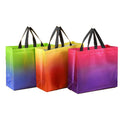 Reusable Eco Non-woven Christmas Shopping Bag with Handles Recycled Material 20x25x10cm CMYK Printing for Holiday Gift Wrapping